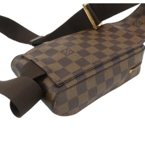 Auth LOUIS VUITTON Geronimo Damier belt bag / sling bag / fanny pack brn checker - Picture 4 of 10